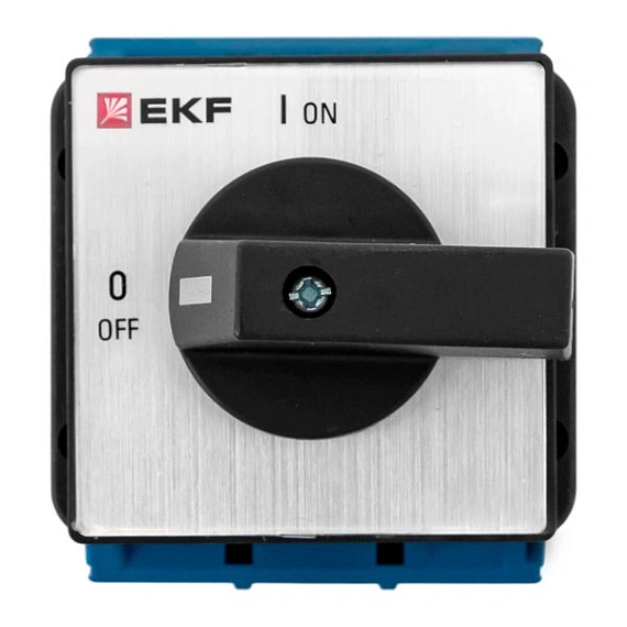 Переключатель кулачковый EKF; 2; полюсов 3; Iu=100 А; схема подключения 1; позиции: ВКЛ-ВЫКЛ; IP65