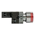 Кнопка EKF XB2; D отверстия= 22 мм; U=230 В; Красный; с подсветкой; возвратный; Плоская (-ий); IP65