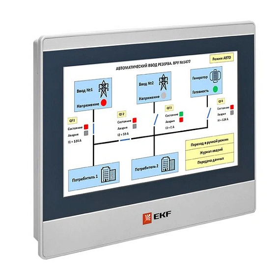 Панель оператора EKF PRO-Screen; 10,1"; TFT; 1xEthernet, 1xRS-232, 1xRS-422, 2xRS-485, 2хUSB 2.0