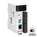ПЛК EKF PRO-Logic центральный процессор; DI=4; DO=4 э.м реле; AI=2; AO=2; HSI=1; 1xEthernet, 1xRS-48