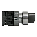 Переключатель EKF XB2; D отверстия= 22 мм; Черный; с фиксацией; U=230 В; 3; короткая ручка; IP65