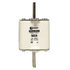 Плавкая вставка EKF ППН; типоразмер: 3 (NH3); I=500 А