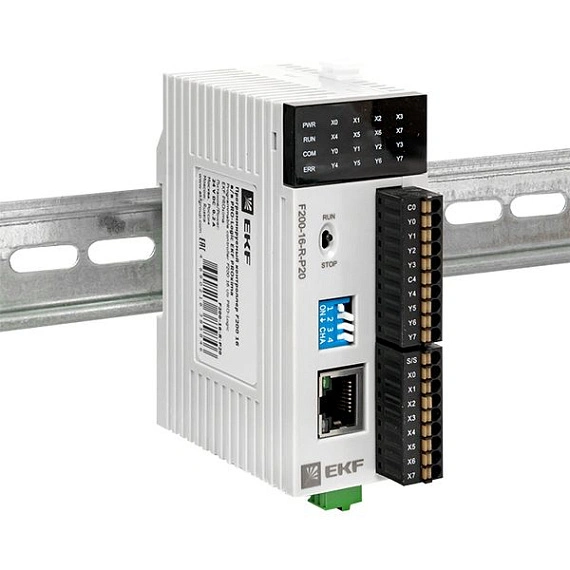 ПЛК EKF PRO-Logic центральный процессор; DI=8; DO=8 э.м реле; HSI=2; 1xEthernet, 1xRS-485