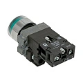 Кнопка EKF XB2; D отверстия= 22 мм; U=230 В; Зеленый; с подсветкой; возвратный; Плоская (-ий); IP65