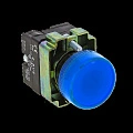 Лампа сигнальная EKF XB2; D отверстия= 22 мм; цвет: Синий; Ue=24 В AC/DC; IP54