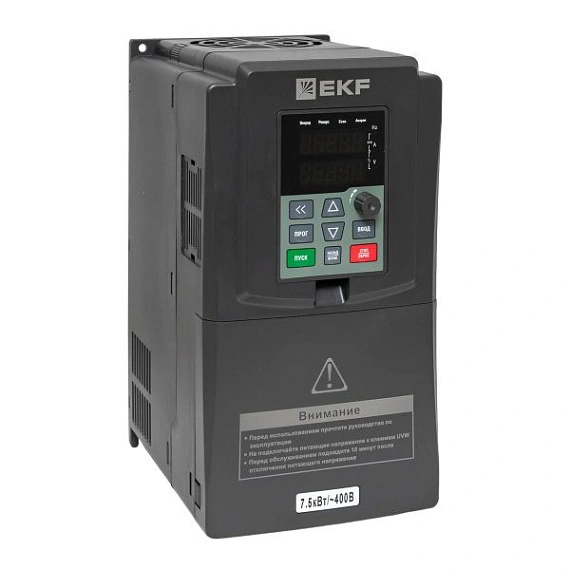 ПЧ EKF VECTOR-100; 3х380В; 7,5 кВТ; 17 А