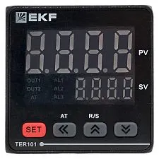 Измеритель-регулятор EKF TER одноканальный; корпус S; вход: 0…50 мВ / 0…400 Ом; шина: RS-485; упр. в