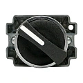 Переключатель EKF XB2; D отверстия= 22 мм; Черный; с фиксацией; U=230 В; 3; короткая ручка; IP65