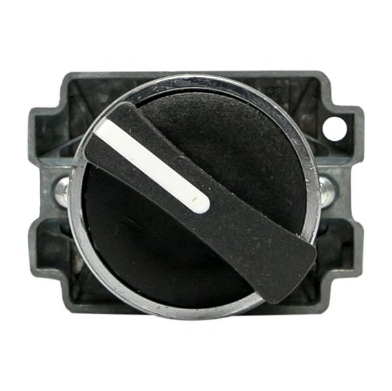Переключатель EKF XB2; D отверстия= 22 мм; Черный; с фиксацией; U=230 В; 3; короткая ручка; IP65