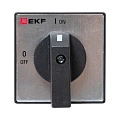 Переключатель кулачковый EKF; 2; полюсов 3; Iu=16 А; схема подключения 1; позиции: ВКЛ-ВЫКЛ; IP20