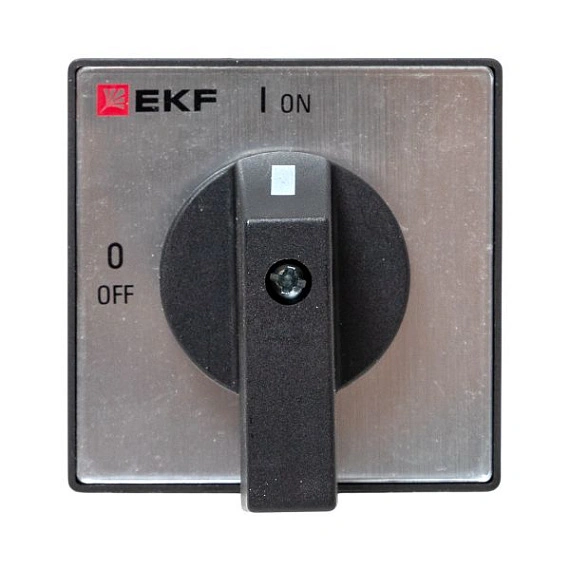 Переключатель кулачковый EKF; 2; полюсов 3; Iu=16 А; схема подключения 1; позиции: ВКЛ-ВЫКЛ; IP20