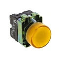 Лампа сигнальная EKF XB2; D отверстия= 22 мм; цвет: Желтый; Ue=230 В AC; IP54