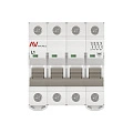 Автоматический выключатель EKF Averes, серия AV-10; I=1 А; хар-ка L; полюсов 4; отключение 10 кА