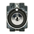 Переключатель с замком EKF XB2; D отверстия= 22 мм; Черный; с фиксацией; U=220 В; 3; с замком; IP40