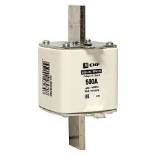 Плавкая вставка EKF ППН; типоразмер: 3 (NH3); I=500 А