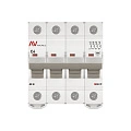 Автоматический выключатель EKF Averes, серия AV-10; I=4 А; хар-ка C; полюсов 4; отключение 10 кА