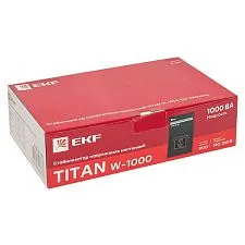 Стабилизатор напряжения EKF Titan релейный; 1000 ВА;  