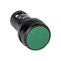 Кнопка EKF SW2C-11; D отверстия= 22 мм; Зеленый; возвратный; Плоская (-ий); IP54