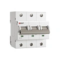 Автоматический выключатель EKF PROxima, серия ВА 47-125; I=16 А; хар-ка C; полюсов 3; отключение 15 