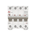 Автоматический выключатель EKF Averes, серия AV-10 DC; I=63 А; хар-ка K; полюсов 4; отключение 10 кА