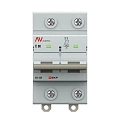 Автоматический выключатель EKF Averes, серия AV-125; I=80 А; хар-ка D; полюсов 2; отключение 10 кА