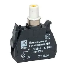 Лампа сменная EKF XB4; цвет: Желтый; Ue=400 В AC