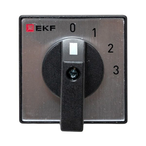 Переключатель кулачковый EKF; 4; полюсов 1; Iu=10 А; схема подключения 10; позиции: 0-1-2-3; IP20