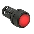 Кнопка EKF SW2C-10D; D отверстия= 22 мм; U=230 В; Красный; с подсветкой; возвратный; Плоская (-ий); 